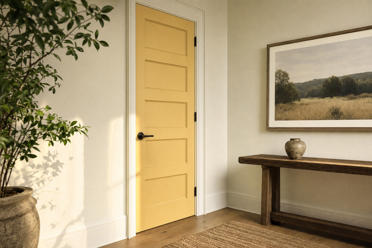 Westwood by Benjamin Moore on interior-doors