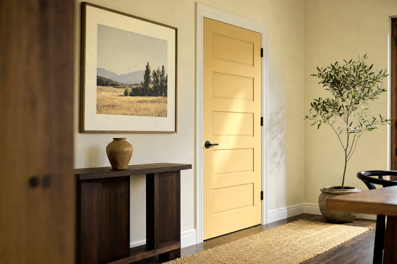 Wandering Heart by Benjamin Moore on interior-doors