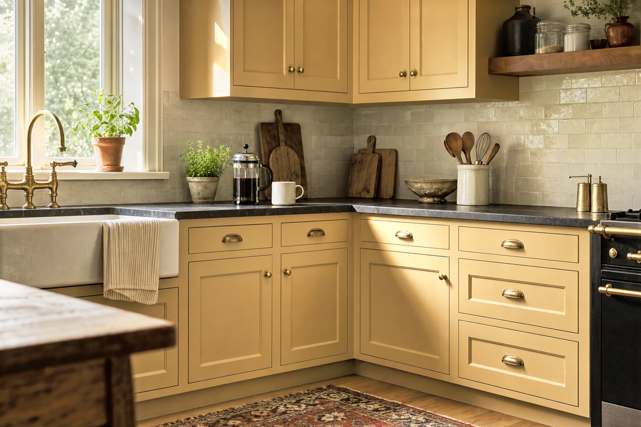 Avant by Benjamin Moore on cabinets