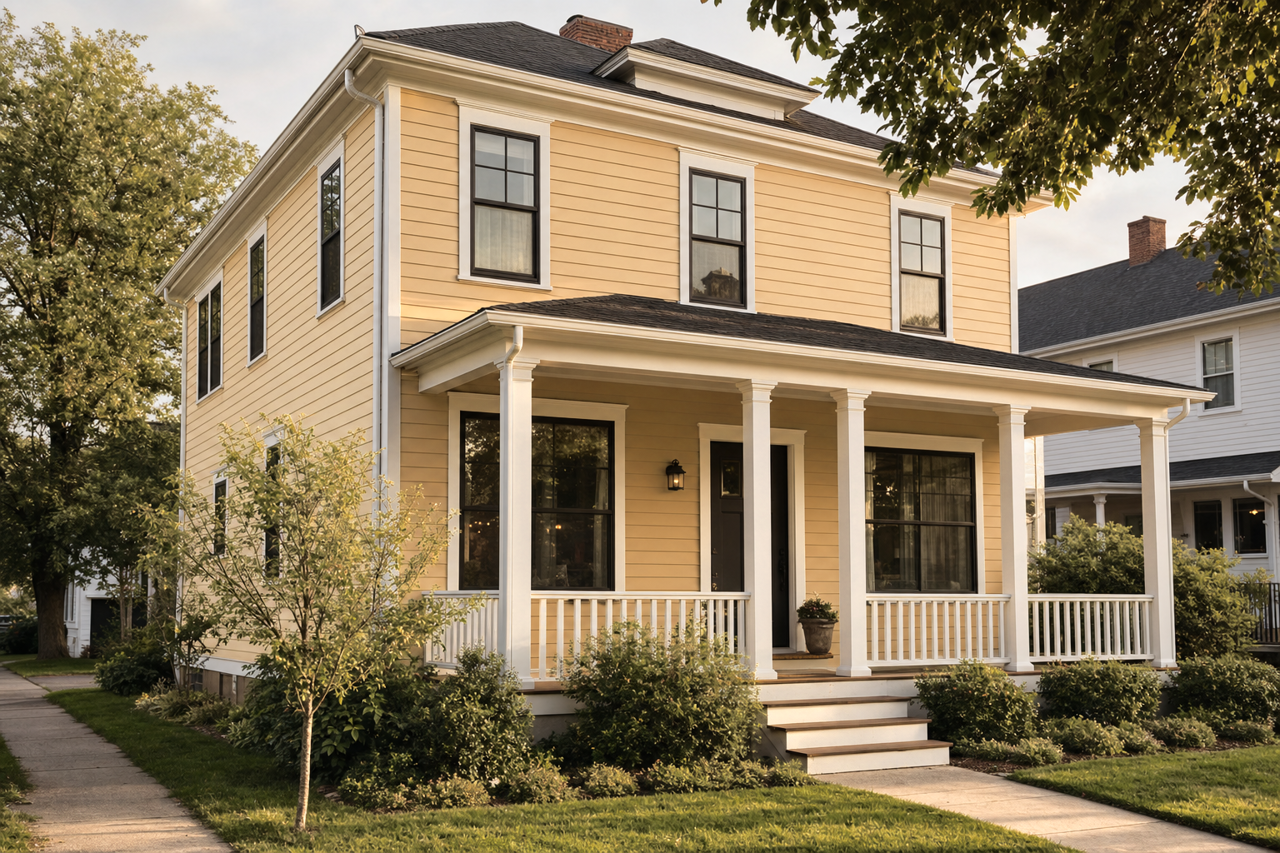 Avant by Benjamin Moore on exterior