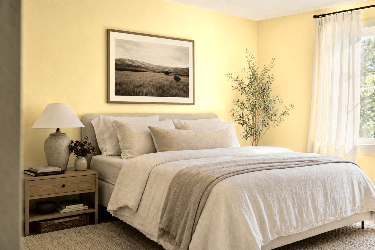 Santo Domingo Cream by Benjamin Moore on interiors