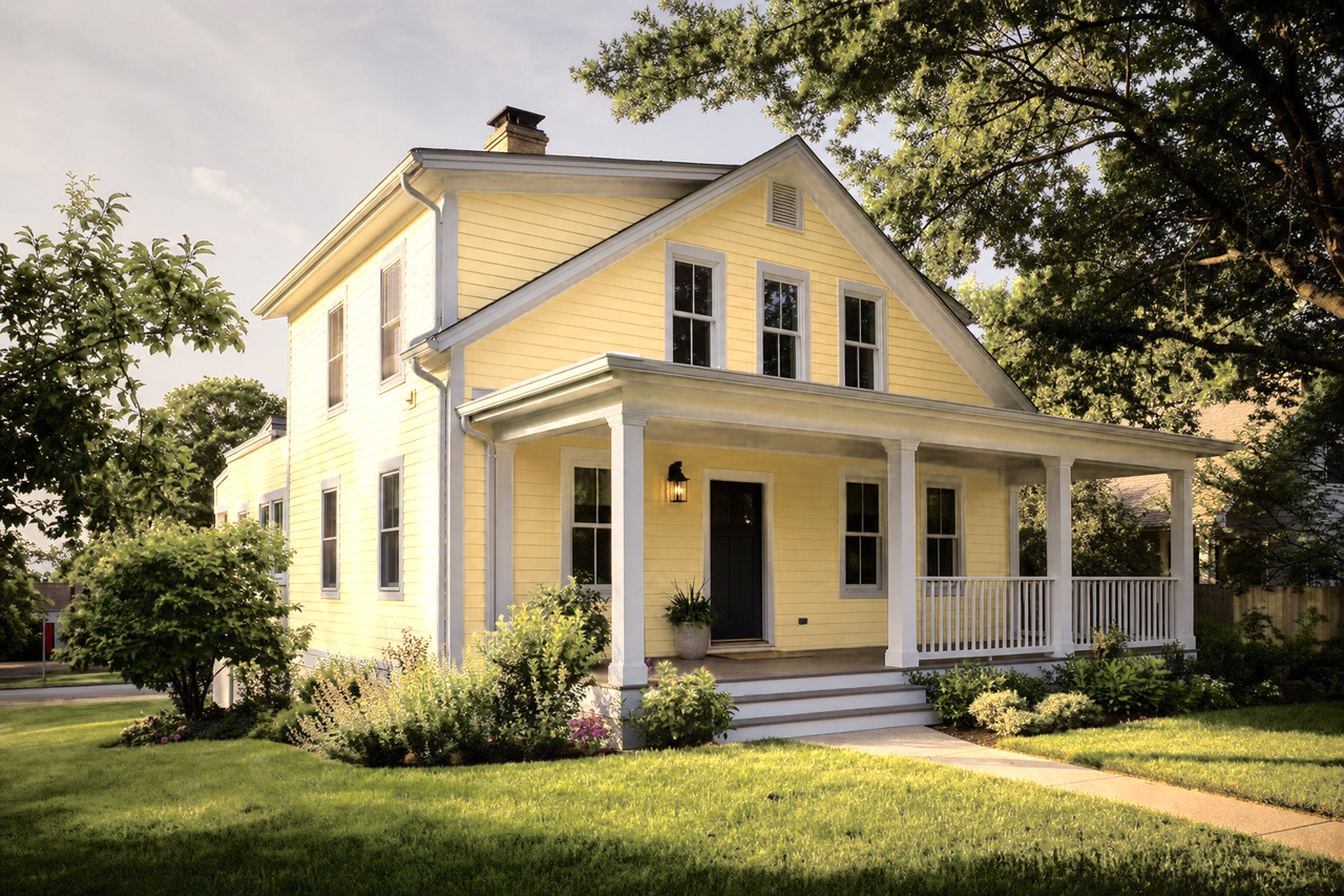 Cambridge Heights by Benjamin Moore on exterior
