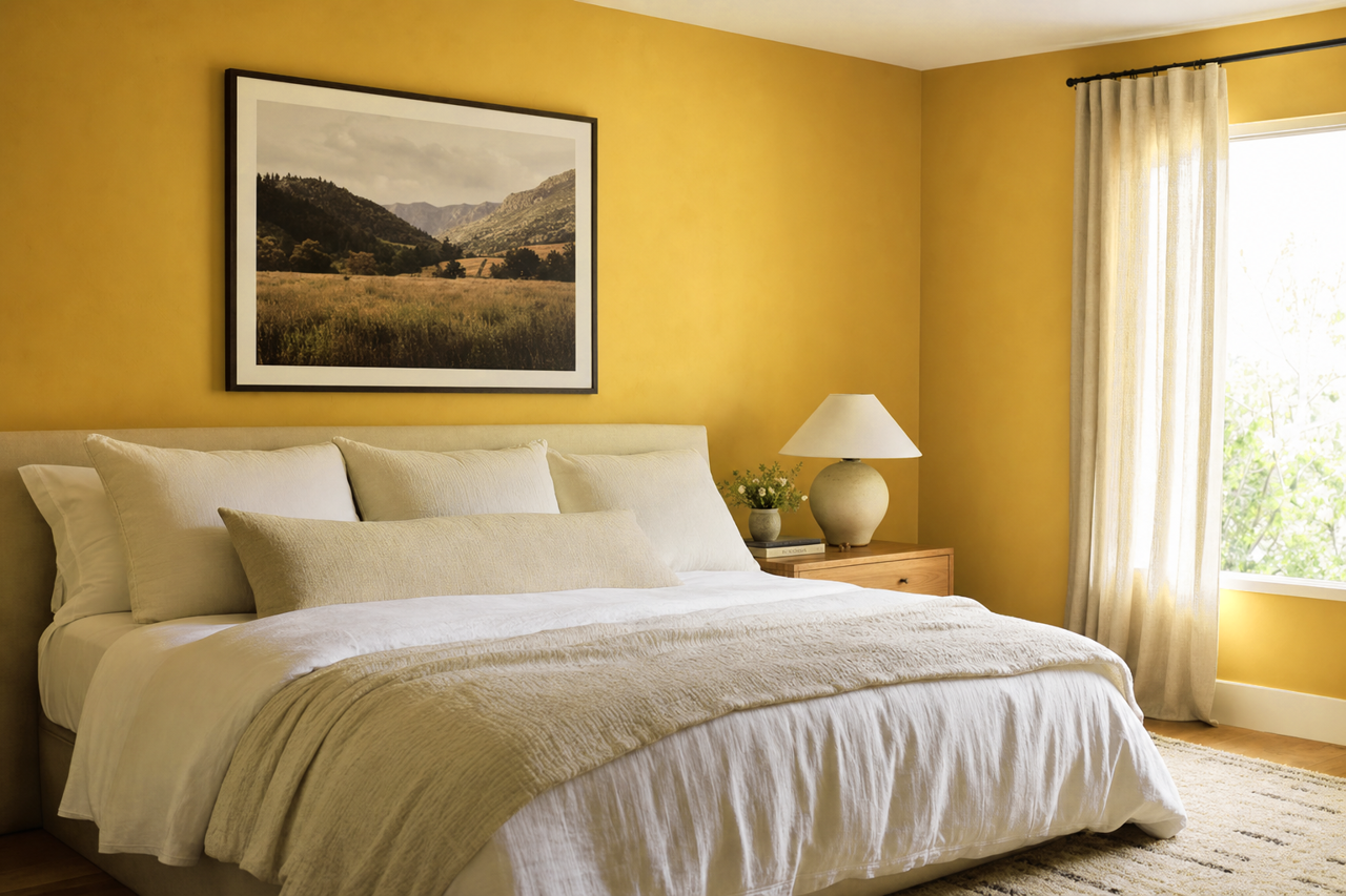 Hollywood by Benjamin Moore on interiors