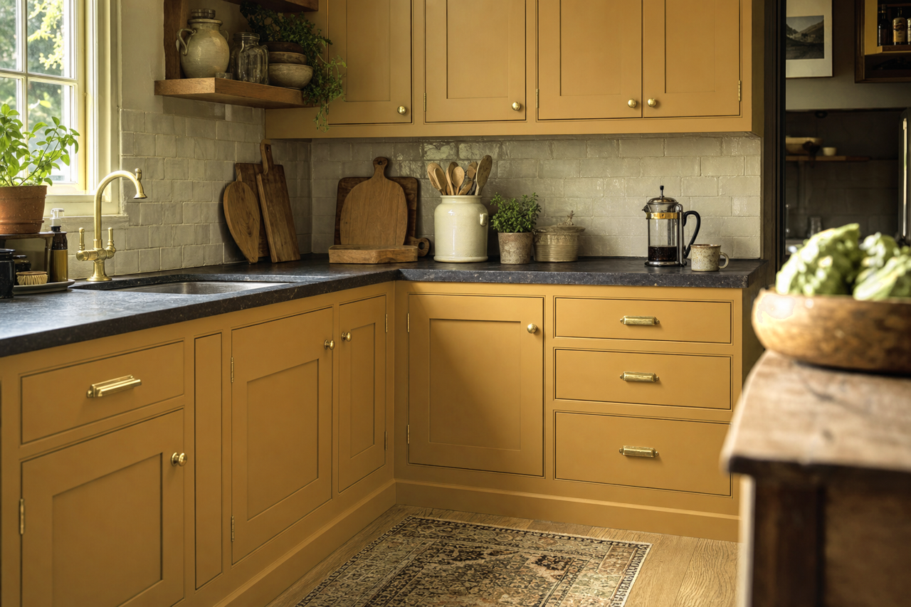 Renaissance by Benjamin Moore on cabinets