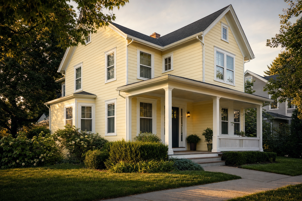 Counting by Benjamin Moore on exterior
