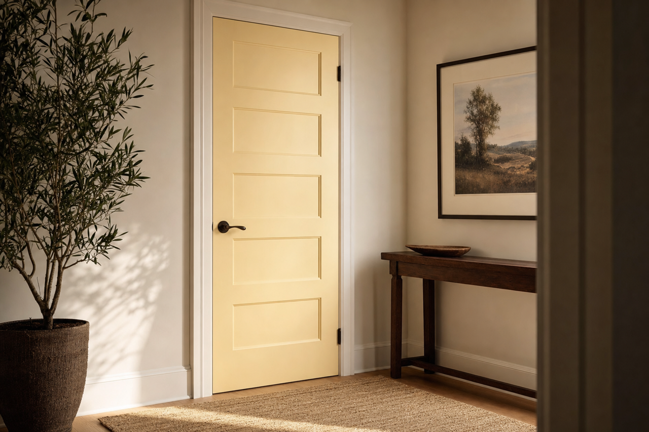 Counting by Benjamin Moore on interior-doors
