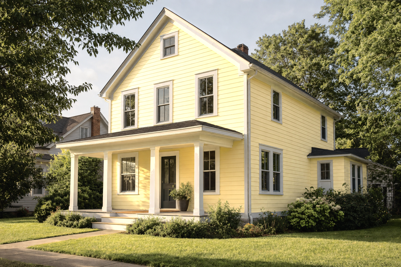 Copacabana by Benjamin Moore on exterior