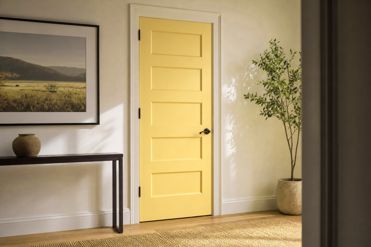 Treasure Trove by Benjamin Moore on interior-doors