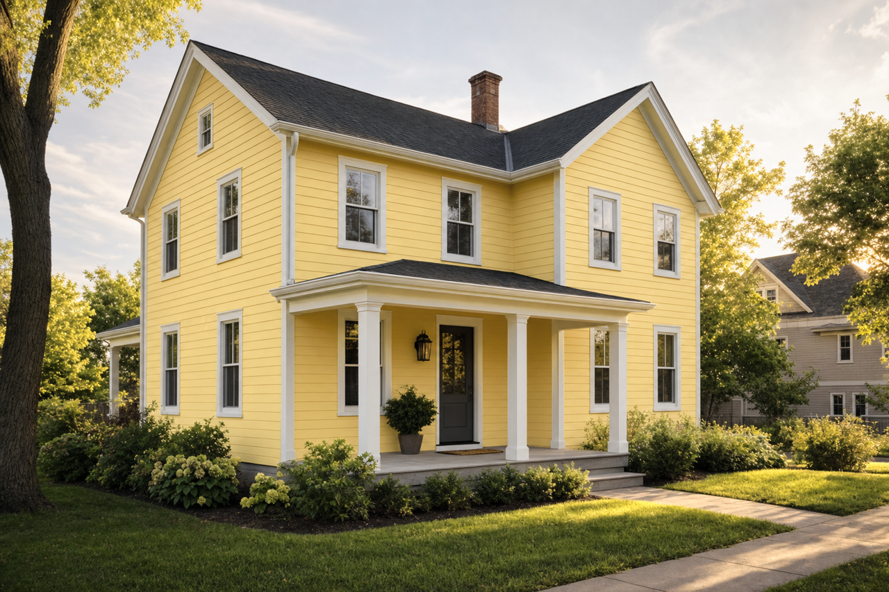 Luxurious by Benjamin Moore on exterior
