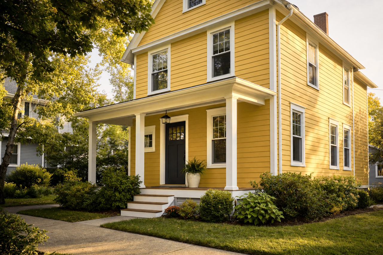 French by Benjamin Moore on exterior