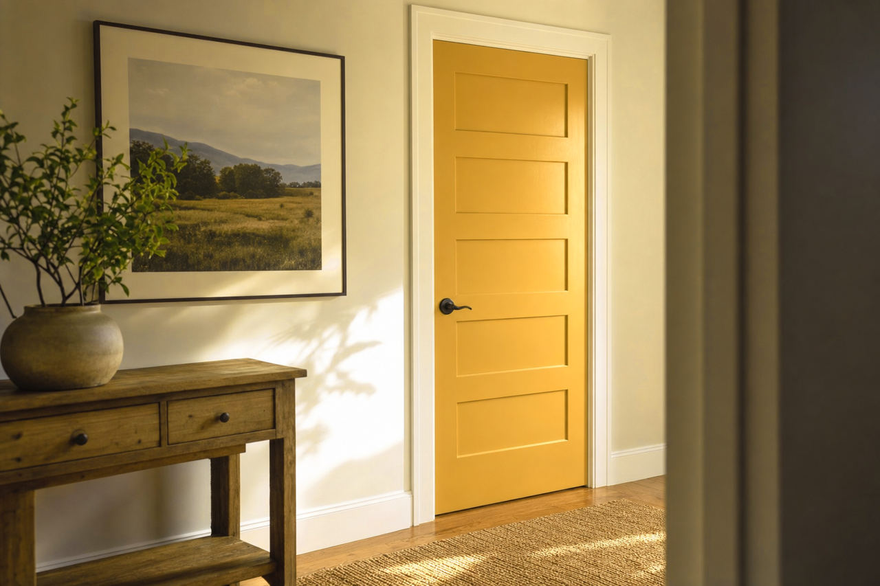 French by Benjamin Moore on interior-doors