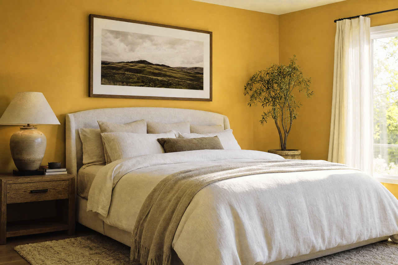French by Benjamin Moore on interiors