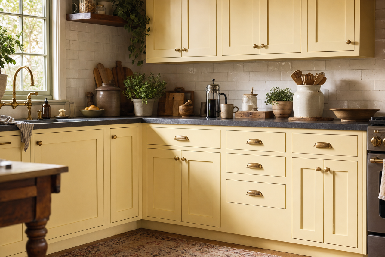 North Star by Benjamin Moore on cabinets