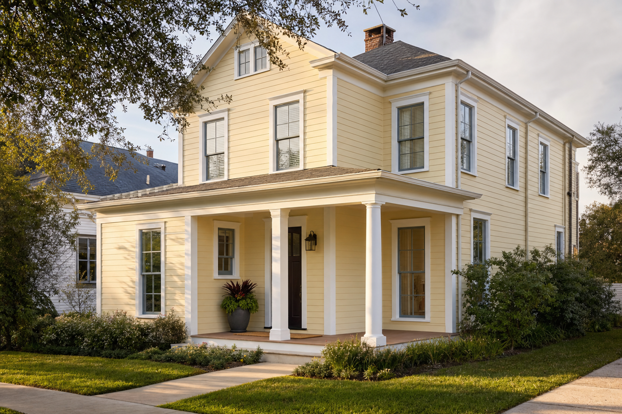 North Star by Benjamin Moore on exterior