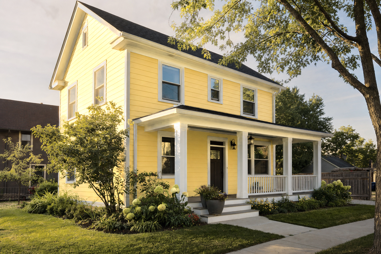 Goldfield by Benjamin Moore on exterior