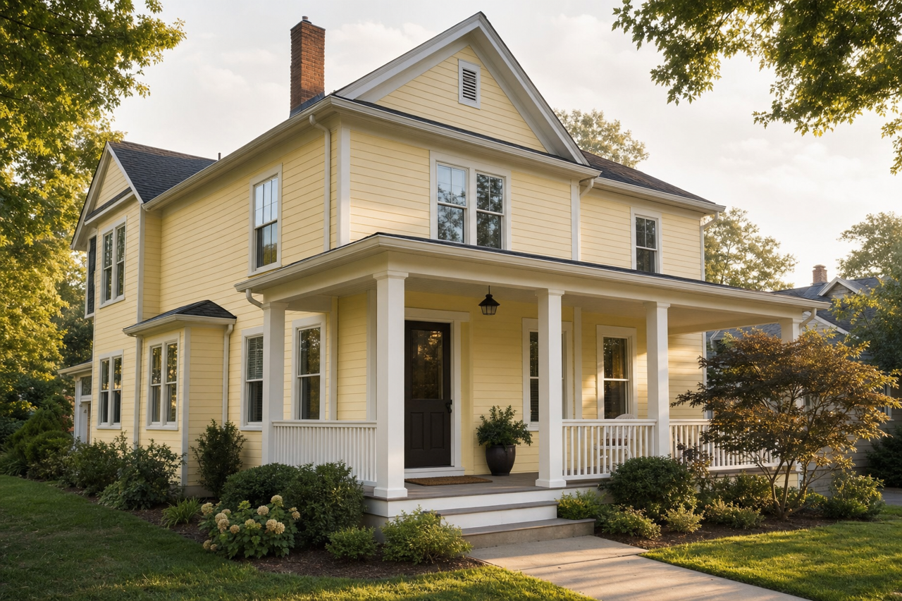 Candlelit by Benjamin Moore on exterior
