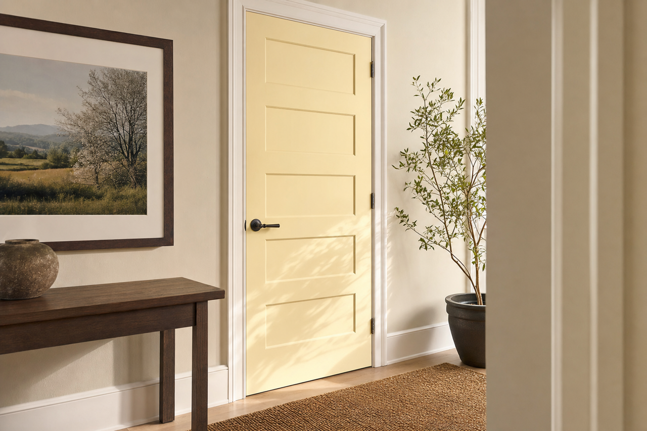 Candlelit by Benjamin Moore on interior-doors