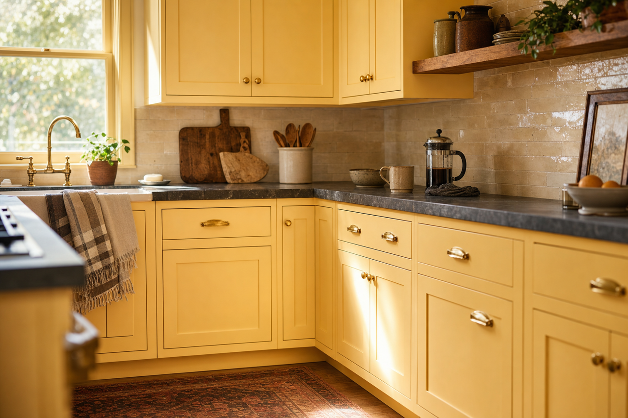 Good by Benjamin Moore on cabinets