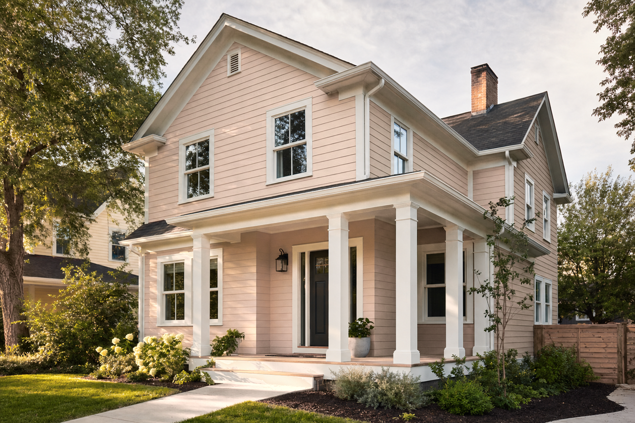Boulder Beige by Valspar on exterior