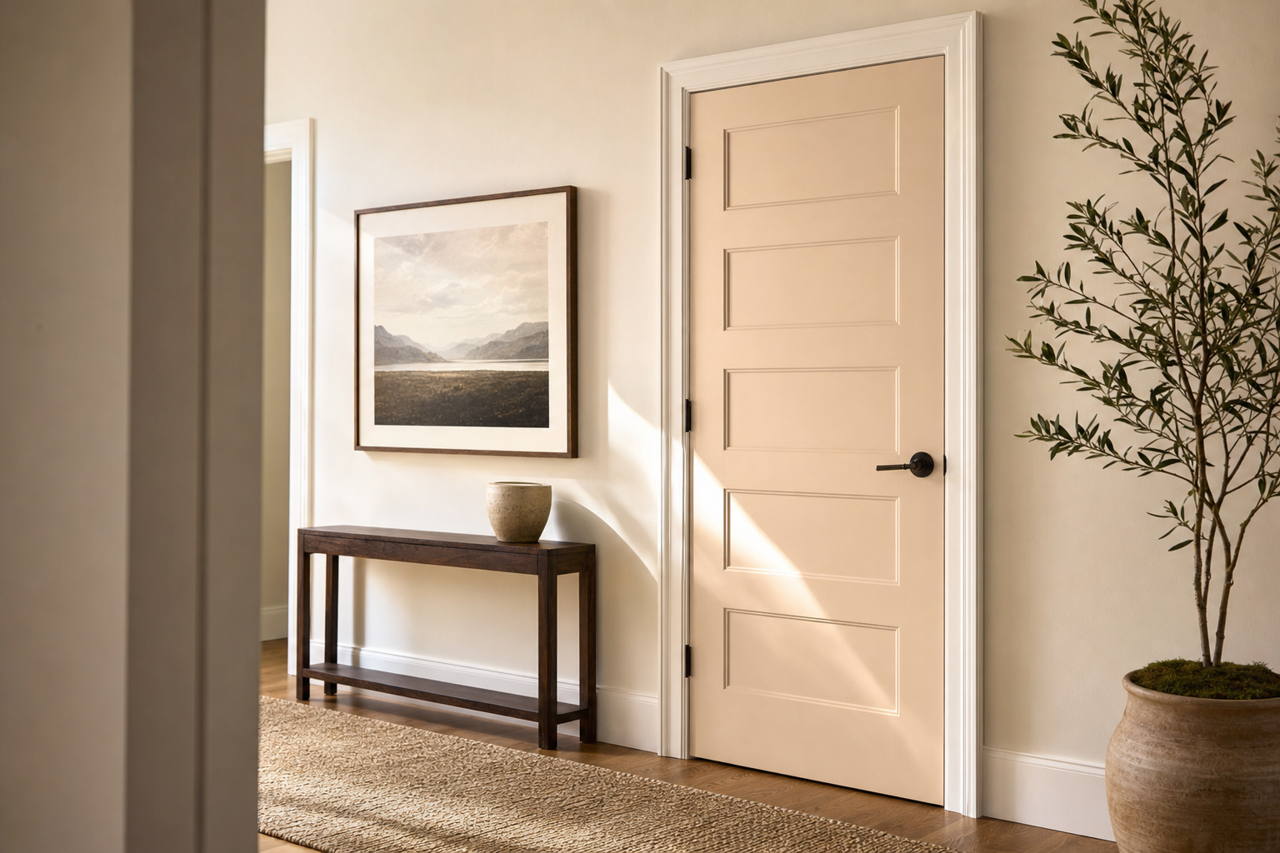 Tagsale Linen by Valspar on interior-doors