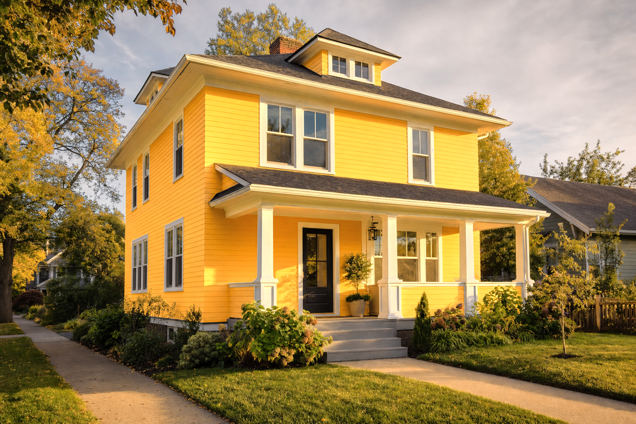 Dandelion Wish by Valspar on exterior