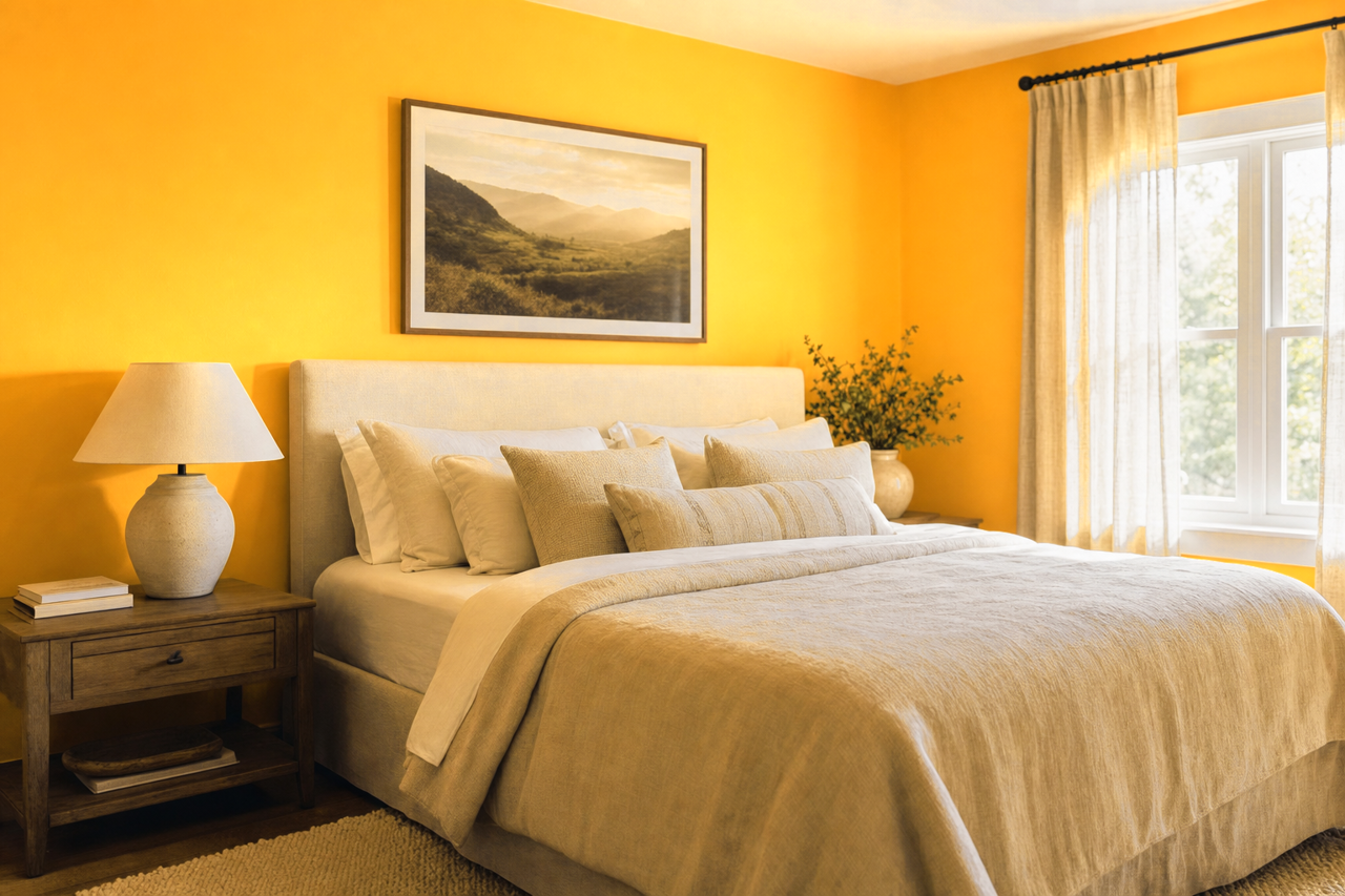 Dandelion Wish by Valspar on interiors