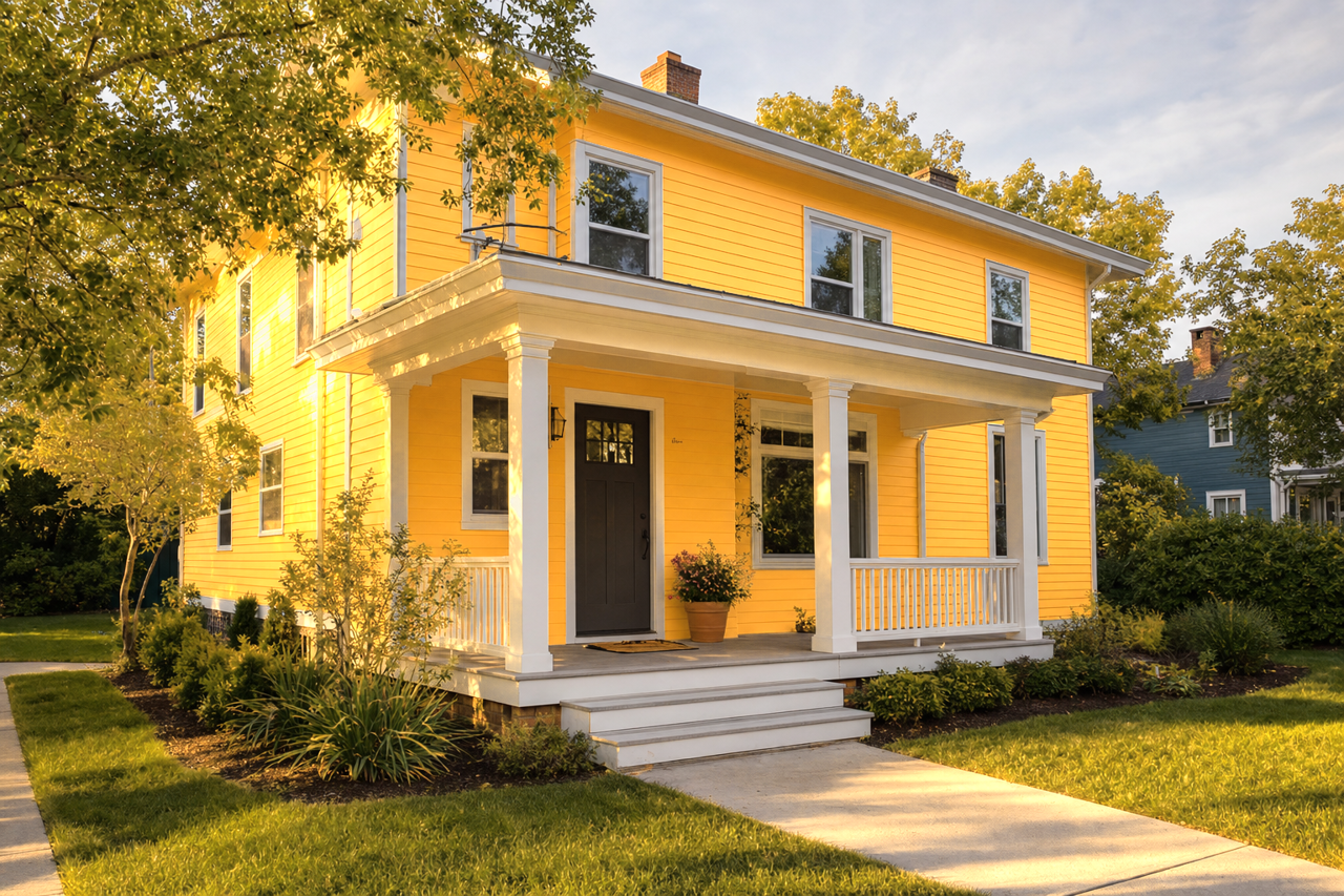 Gold Tone by Valspar on exterior