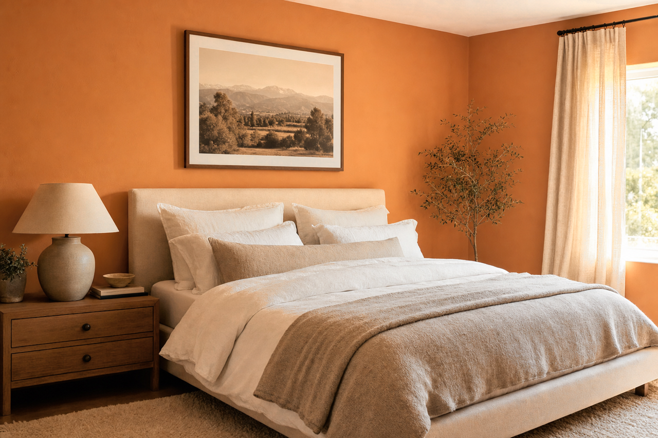 Canyon Sun by Valspar on interiors