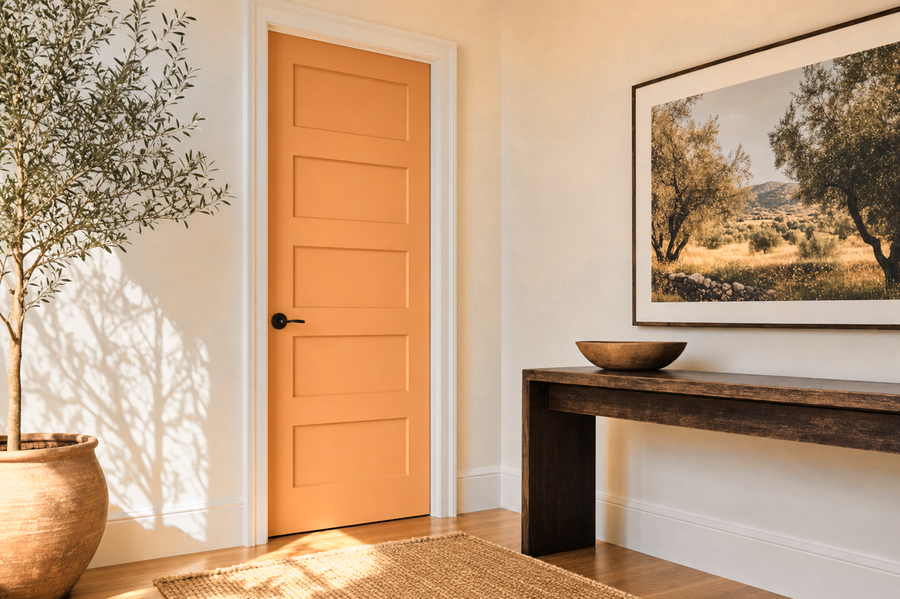 Brioche by Valspar on interior-doors