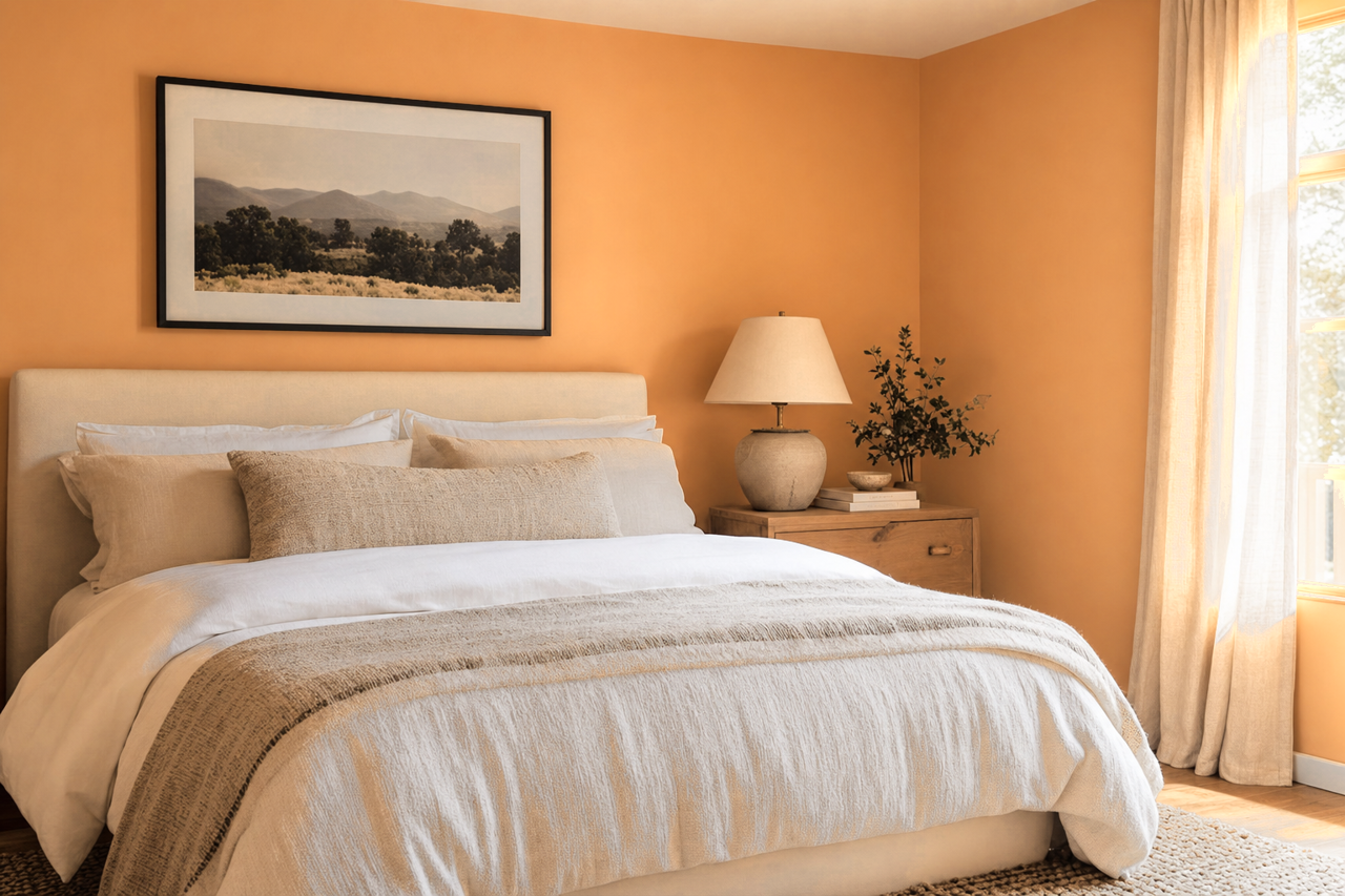 Brioche by Valspar on interiors