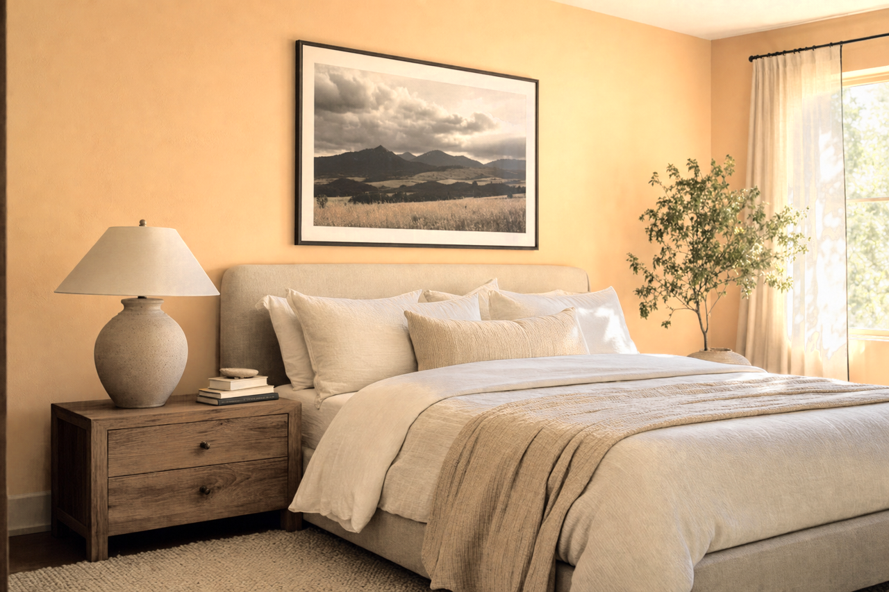 Johnny Cake by Valspar on interiors