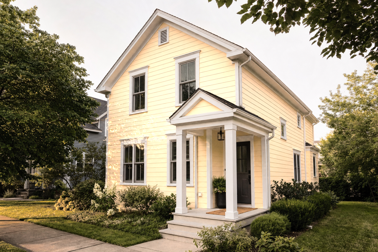Clarified Butter by Valspar on exterior