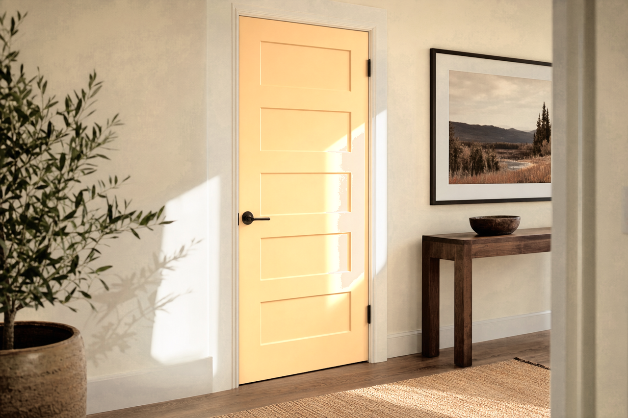 Clarified Butter by Valspar on interior-doors