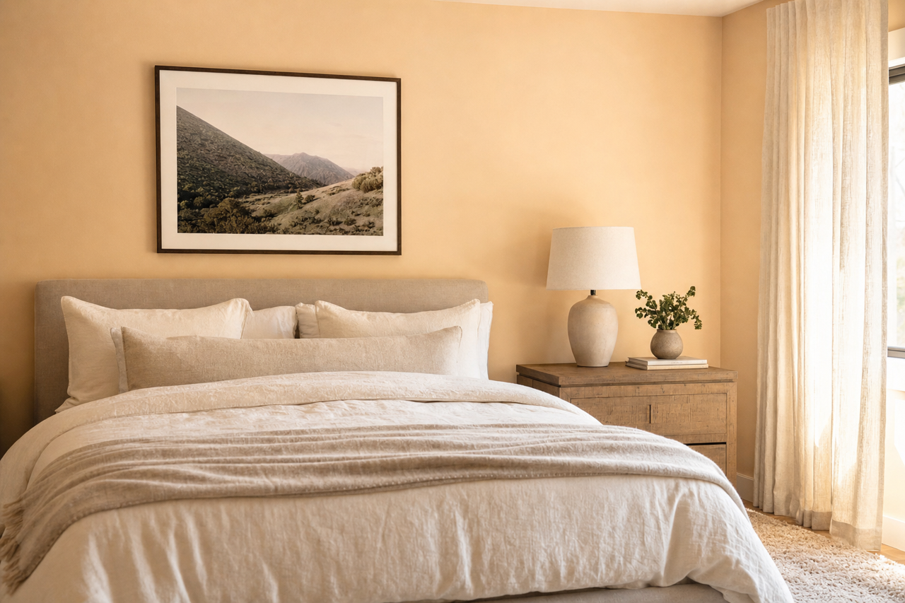 Natural Sheepskin by Valspar on interiors