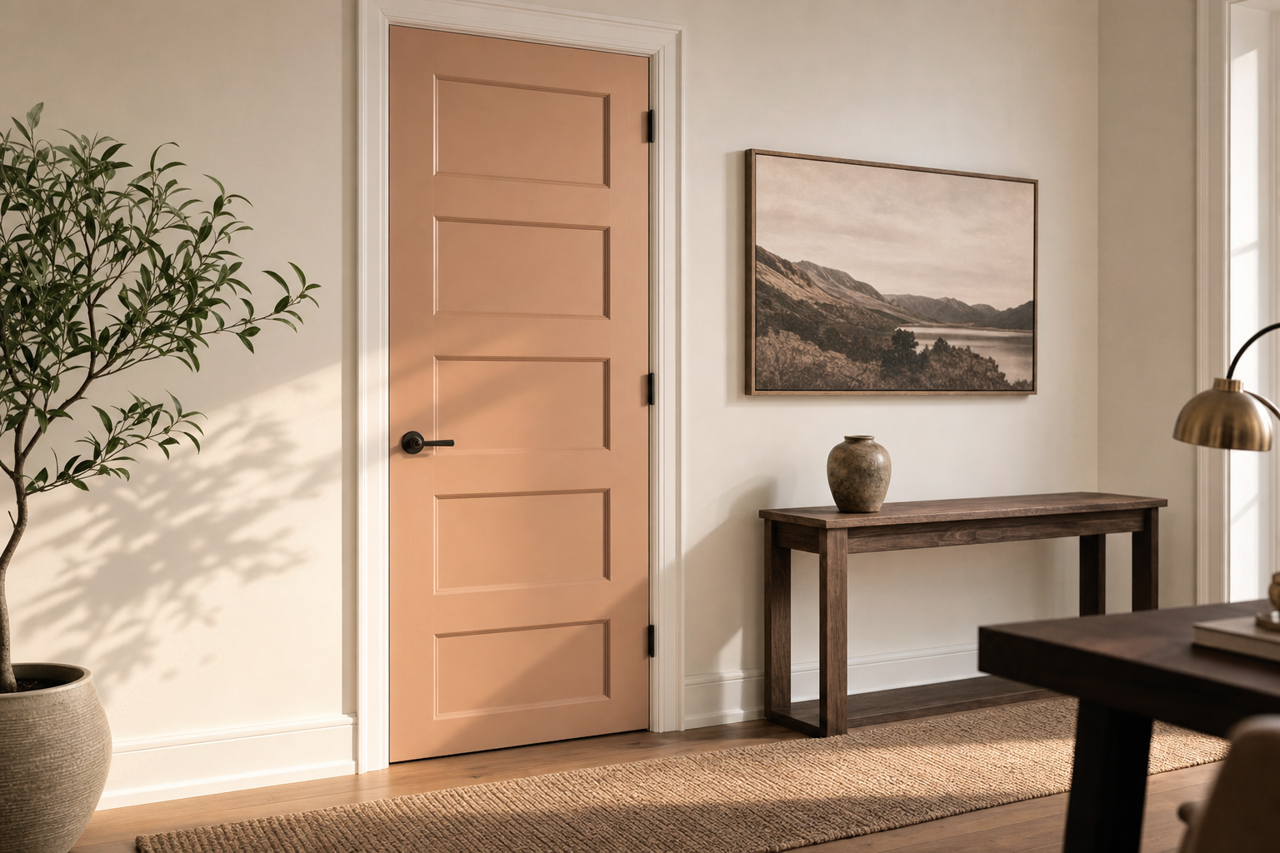 Sturdy Bronze by Valspar on interior-doors