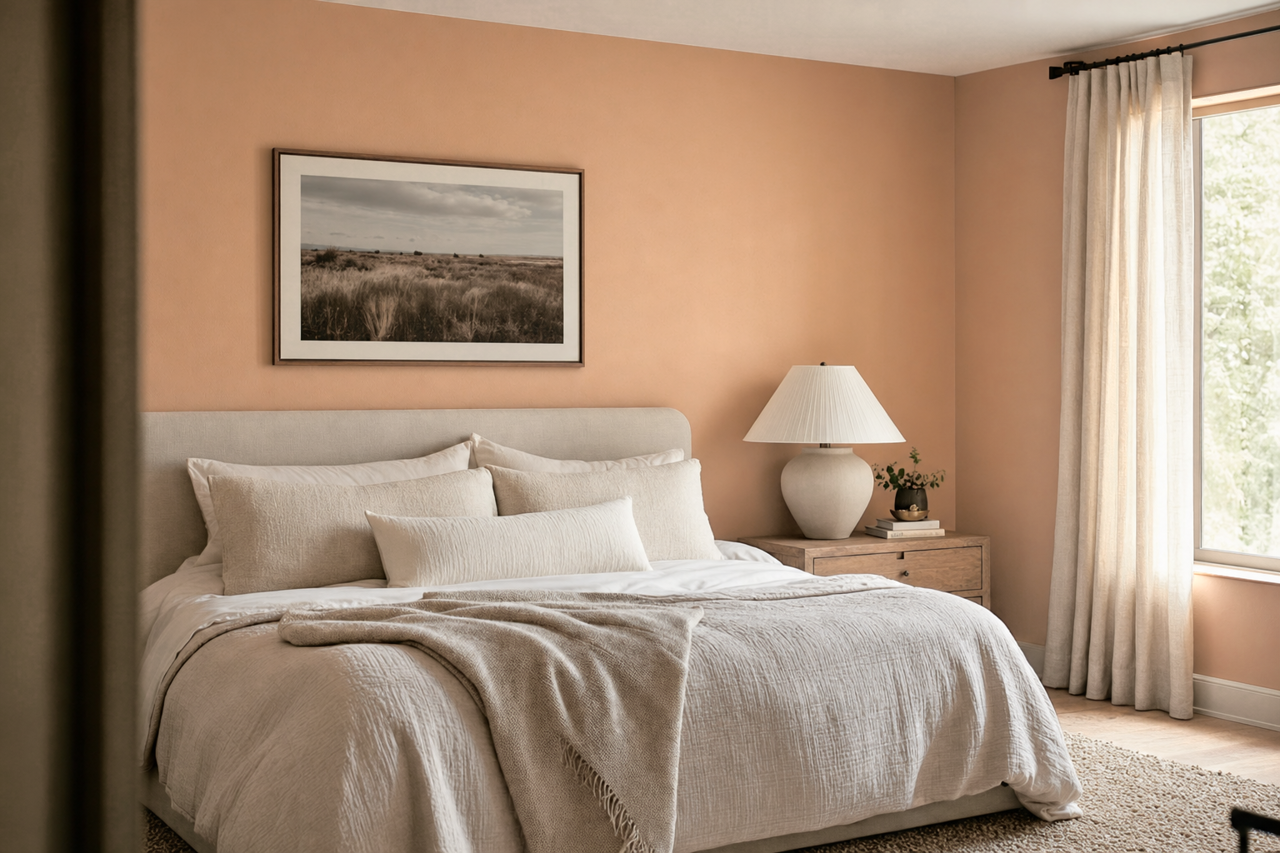 Sturdy Bronze by Valspar on interiors