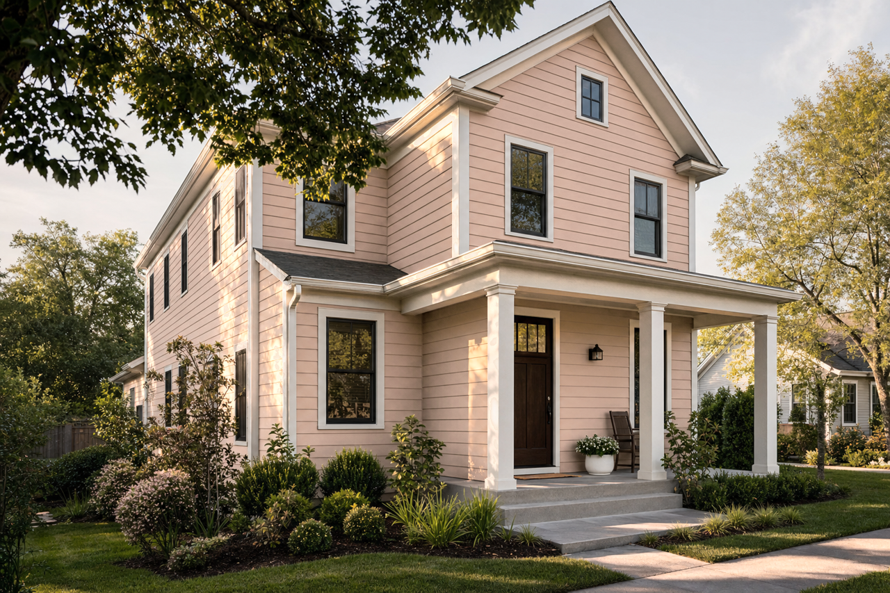 Pale Powder by Valspar on exterior