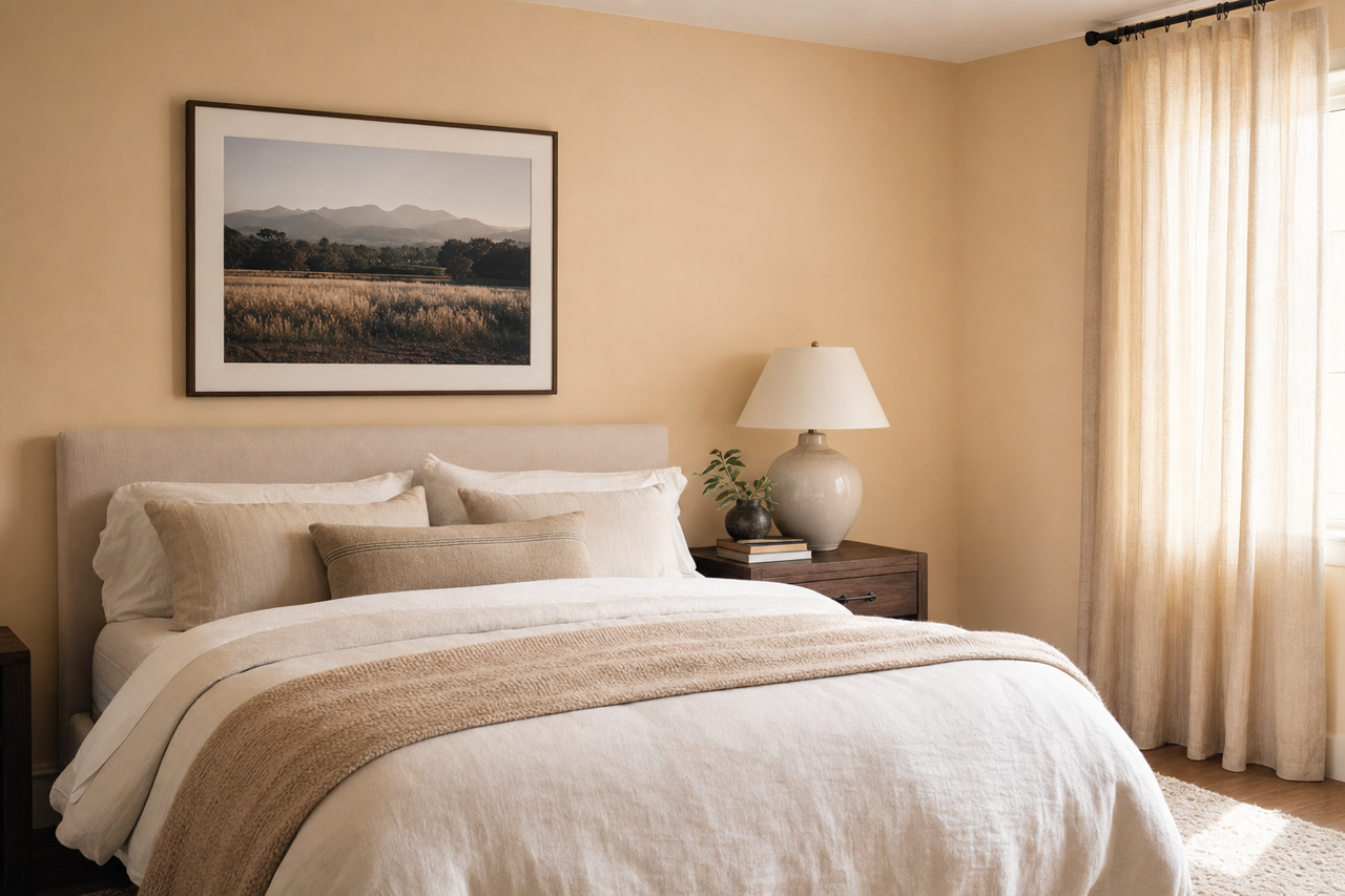 Manila Cream by Valspar on interiors
