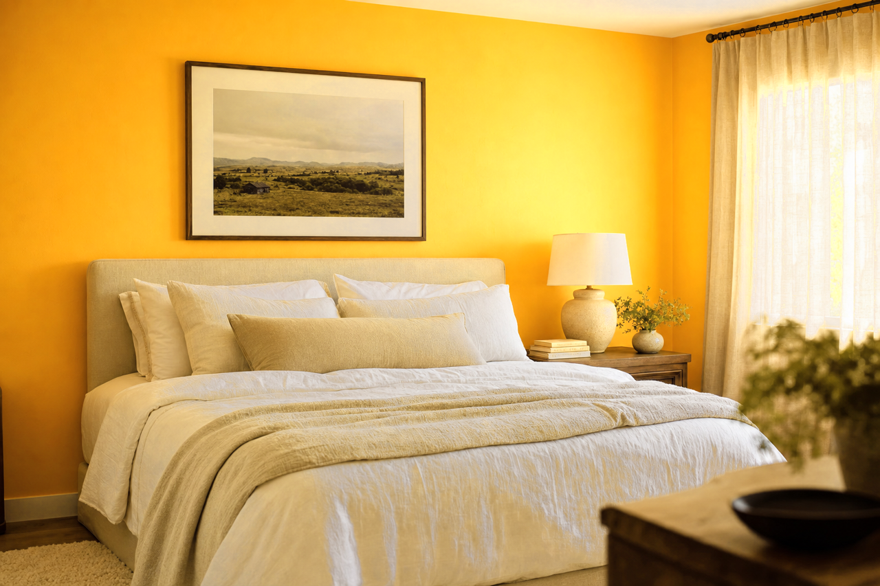 Chickadee by Valspar on interiors