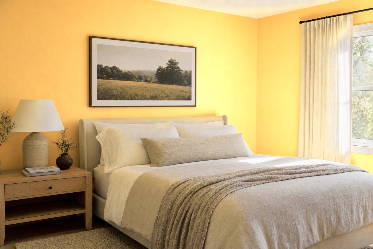 Toasted Pecan by Valspar on interiors
