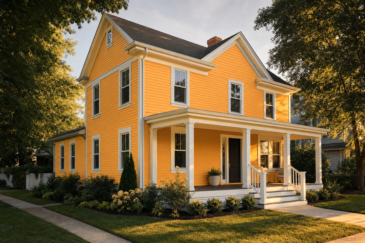 Roasted Chestnut by Valspar on exterior
