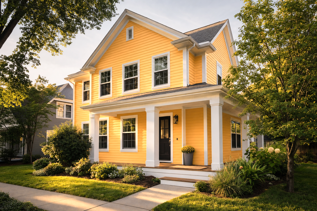 Afternoon Tea by Valspar on exterior