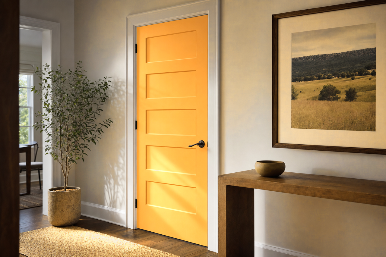 Afternoon Tea by Valspar on interior-doors