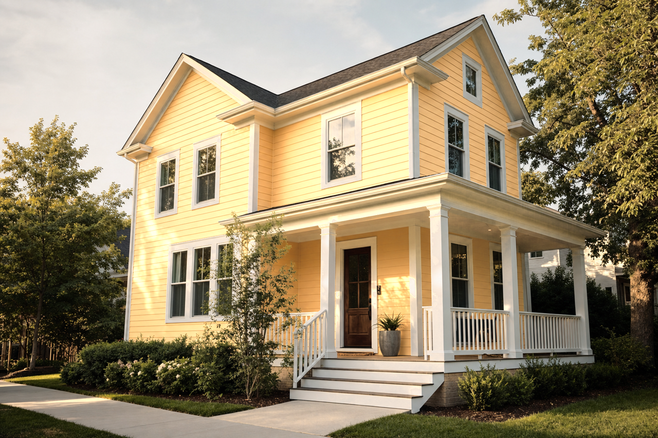 Croissant by Valspar on exterior
