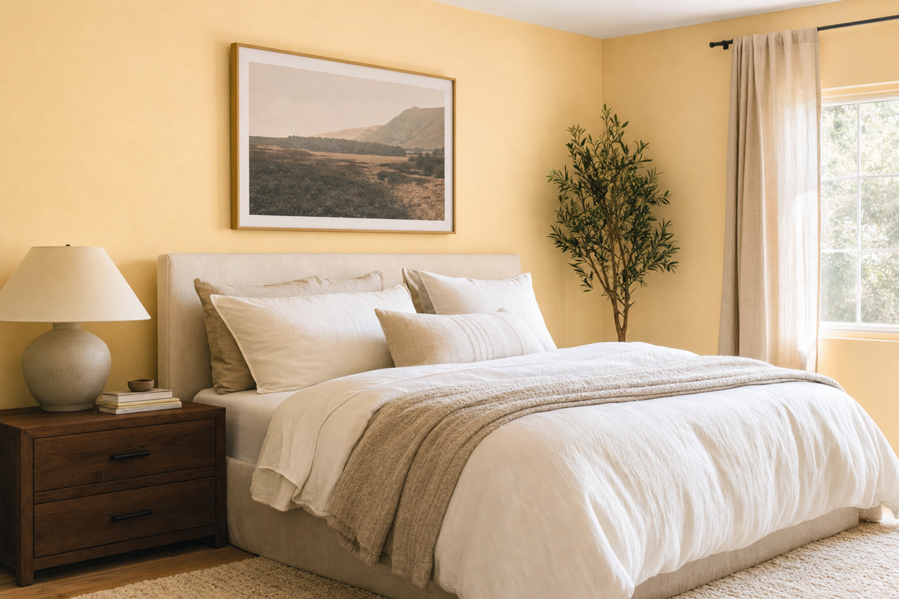 Cream Cake by Valspar on interiors