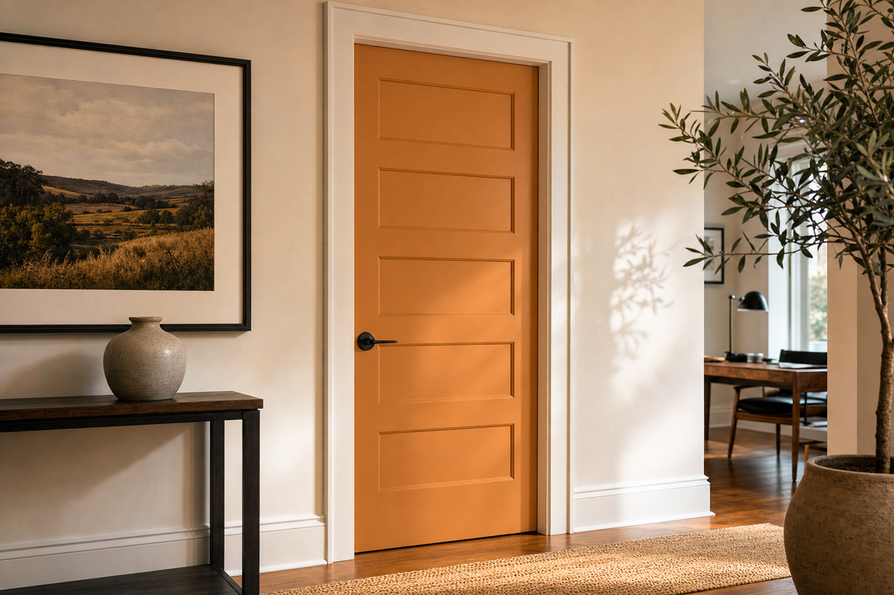 Pronghorn by Valspar on interior-doors