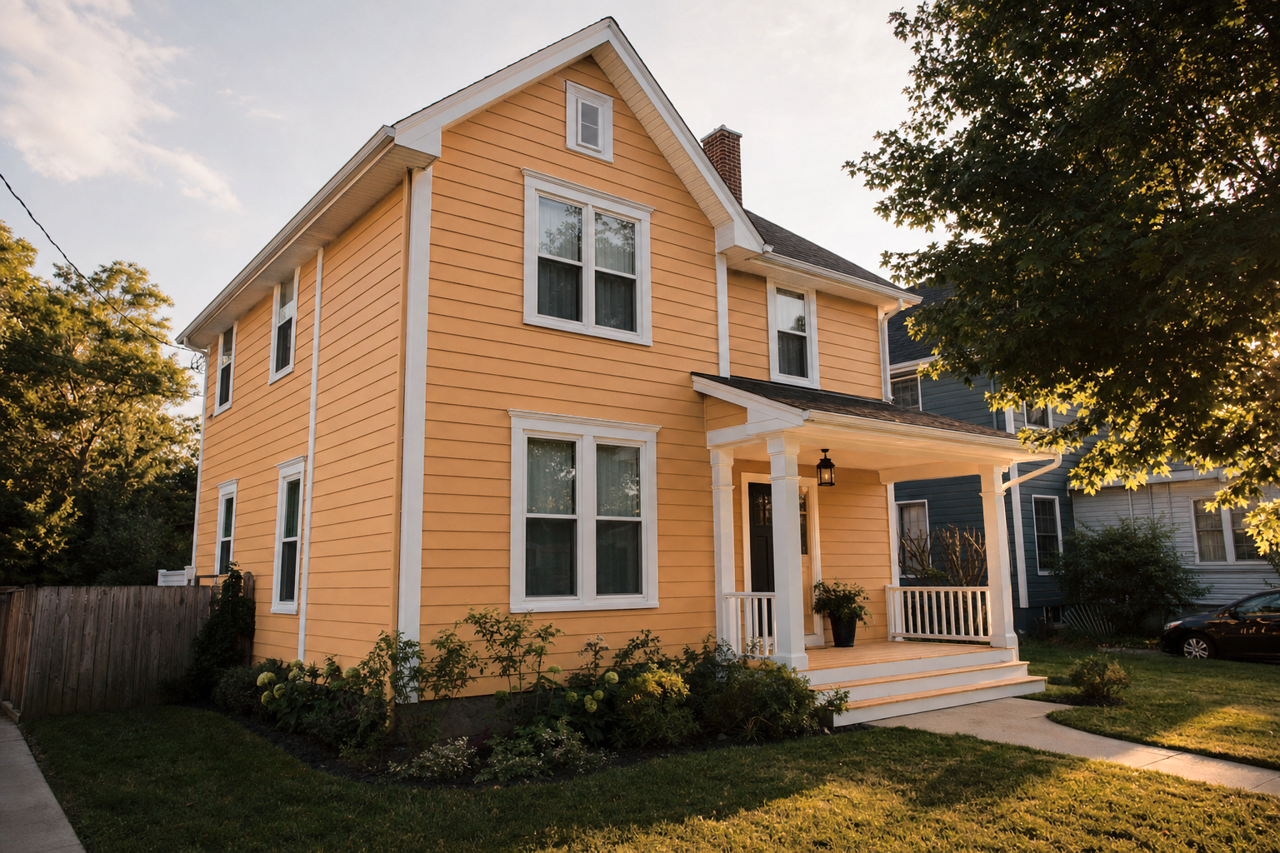 Butternut Tree by Valspar on exterior