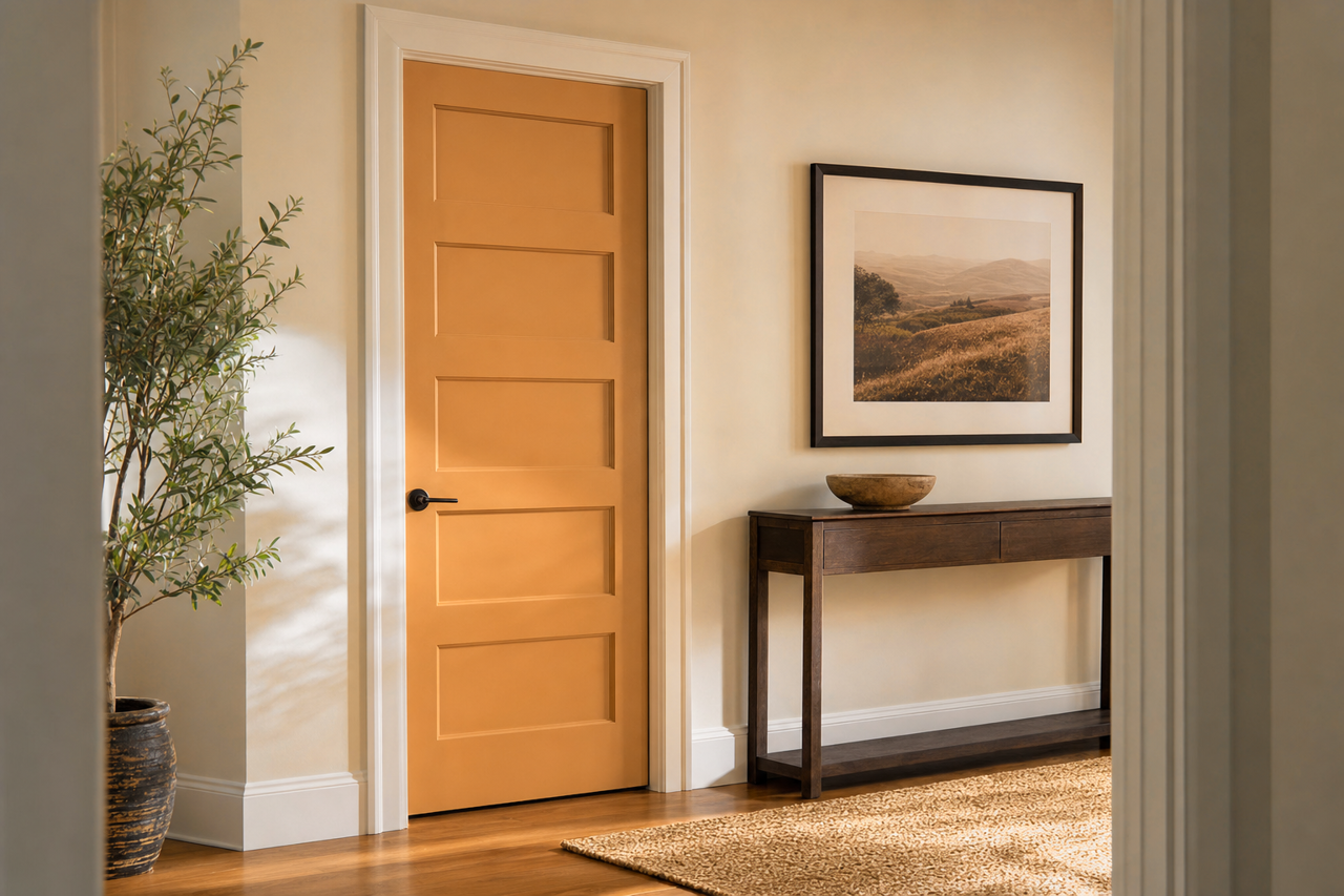 Butternut Tree by Valspar on interior-doors