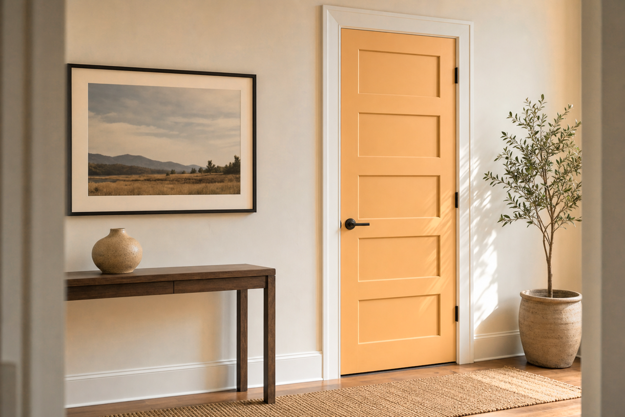 Frankincense by Valspar on interior-doors