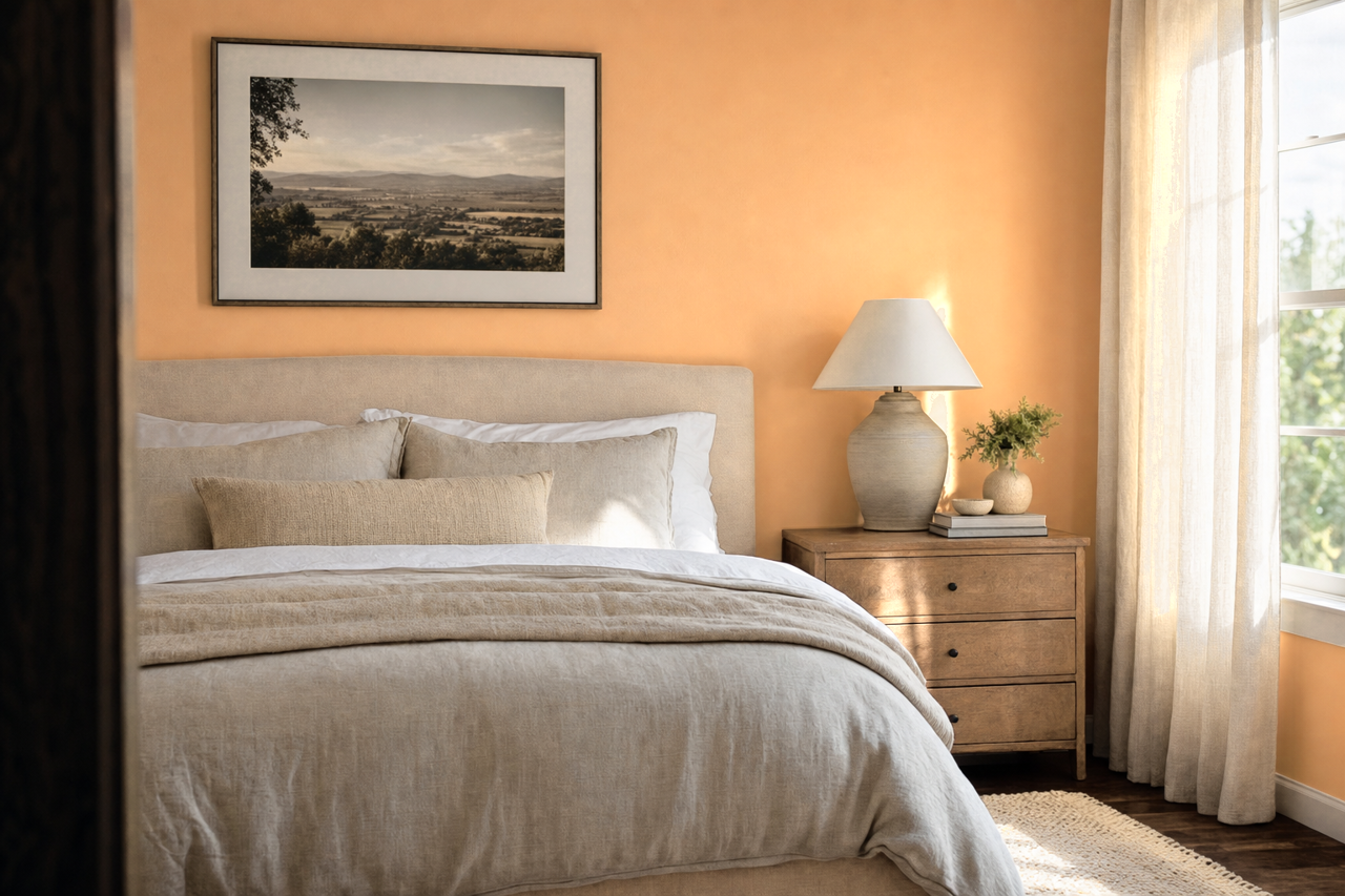 Fragrant Coriander by Valspar on interiors